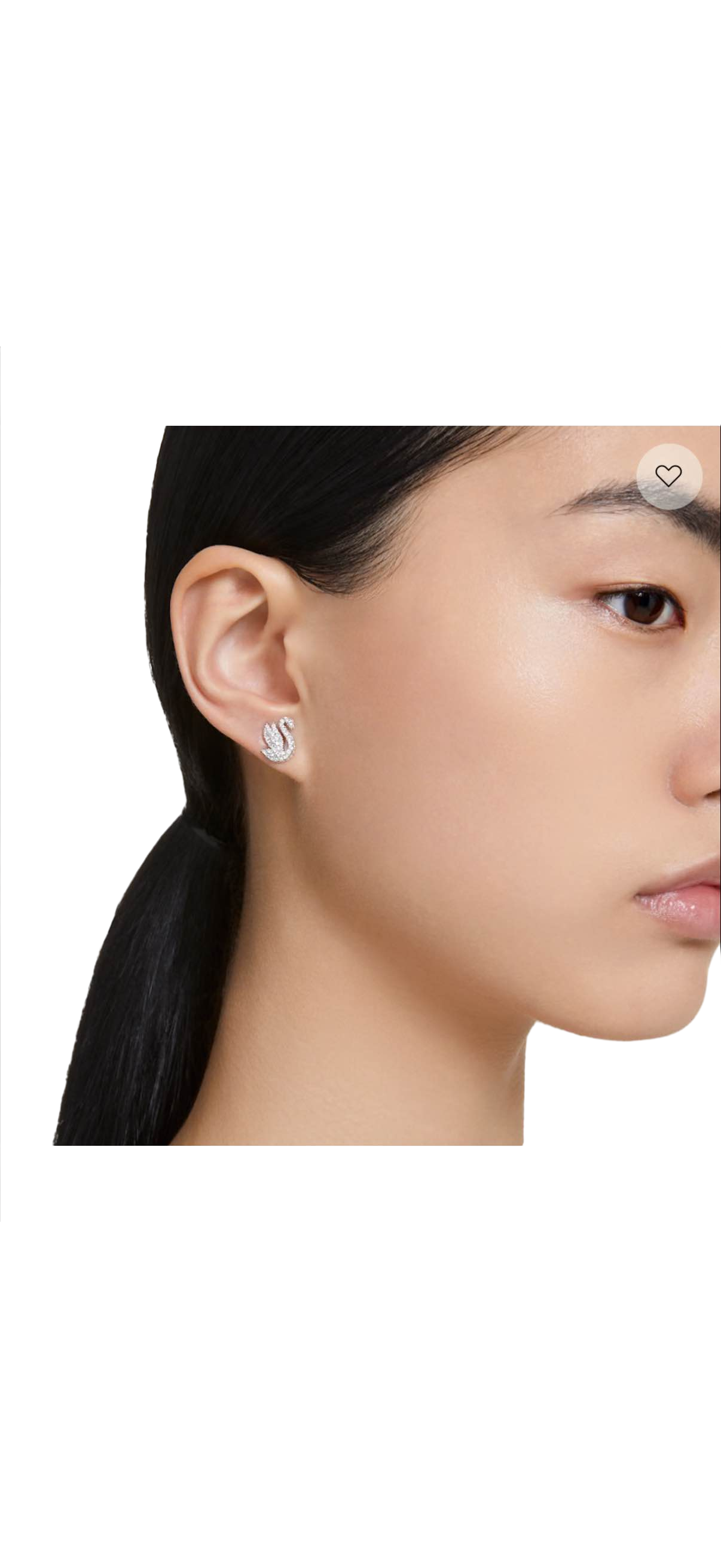 【Swarovski】Swarovski PE XXS CRY/RHS  銀