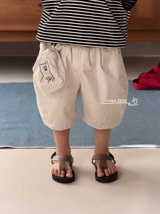 小童可拆熊小包過膝褲