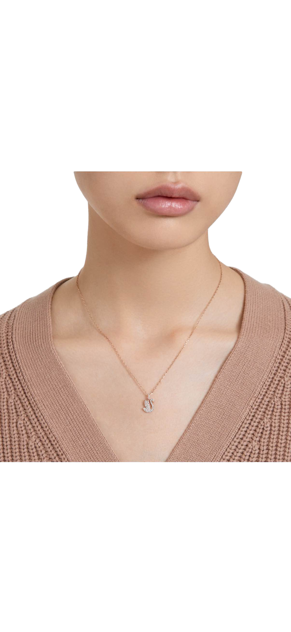 【Swarovski】Swarovski Pend Xxs Pendant Whi/Ros  玫瑰金