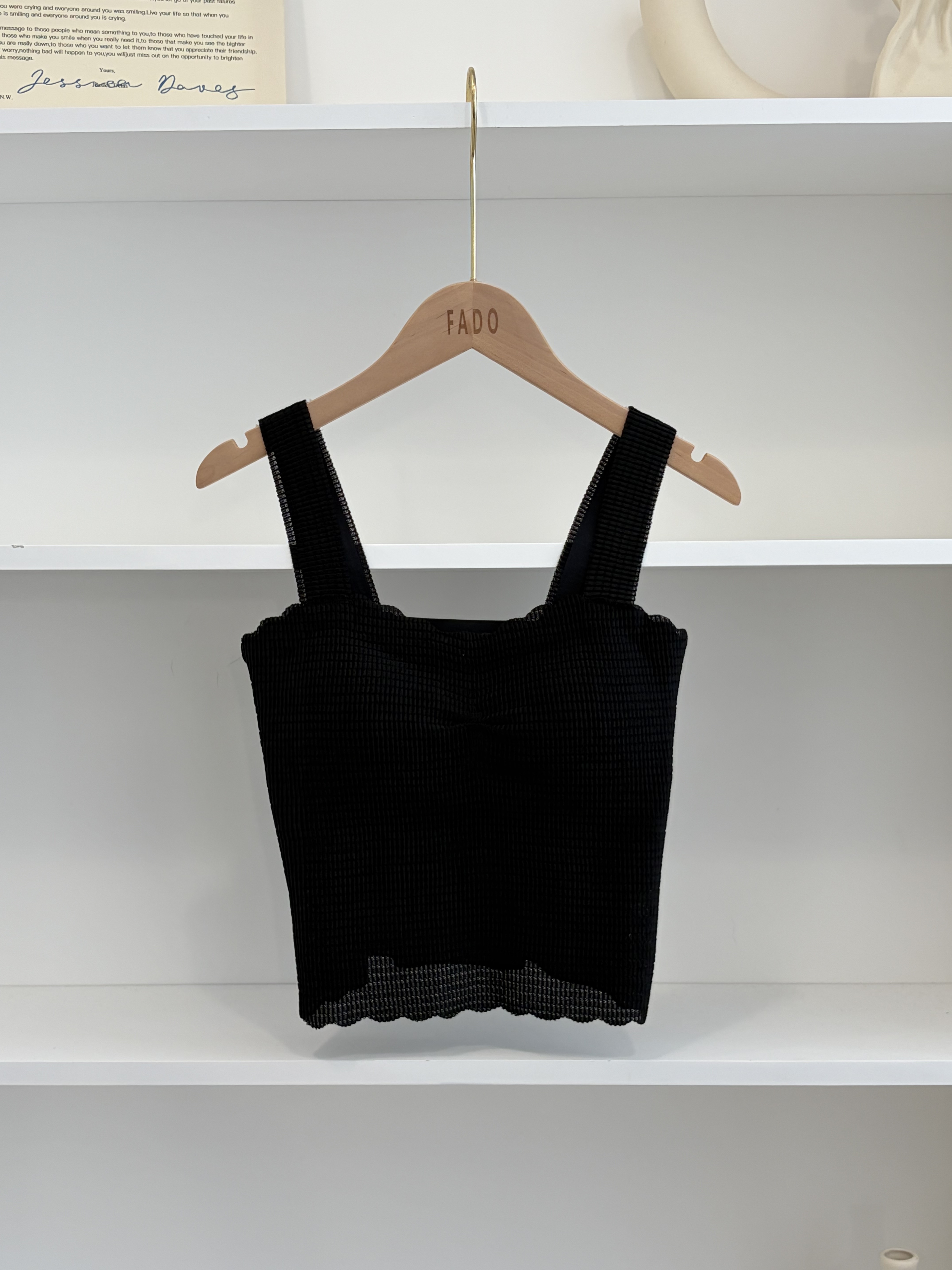 法朵Fado shop｜華夫格背心(附罩杯) 526B044 四色