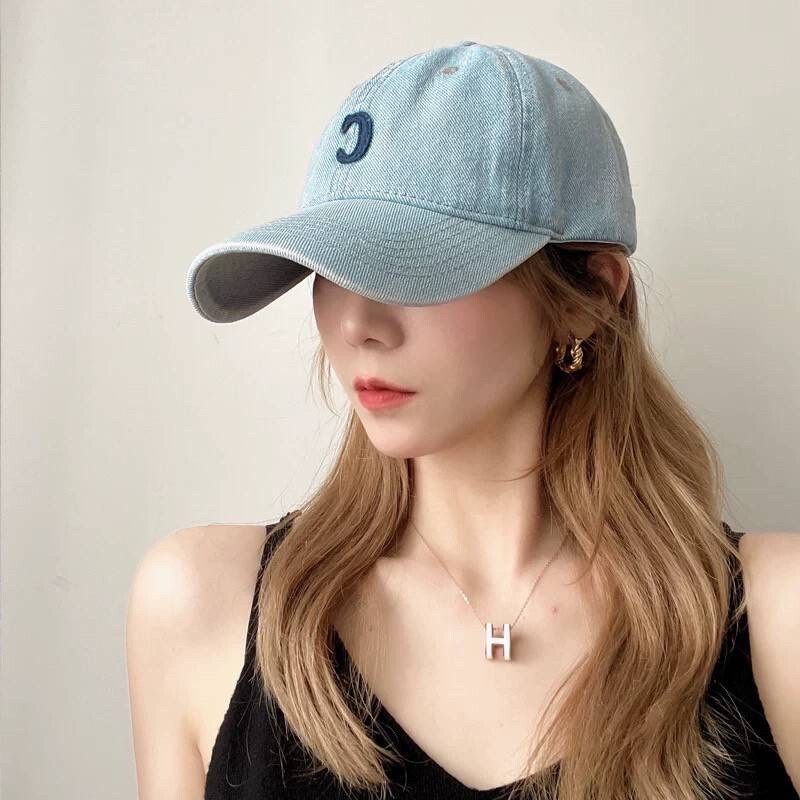 簡約C字母棒球帽