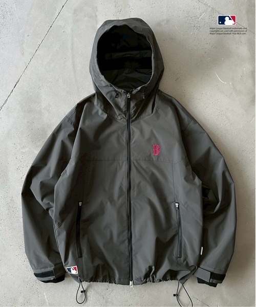 【預購】J0402601 MLB 聯名款雙拉鍊連帽夾克 3款