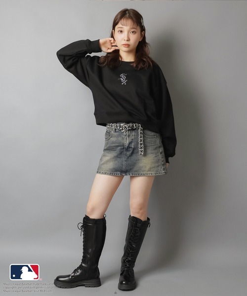 【預購】J0402602 MLB女士運動衫/抓絨衛衣  (2款)