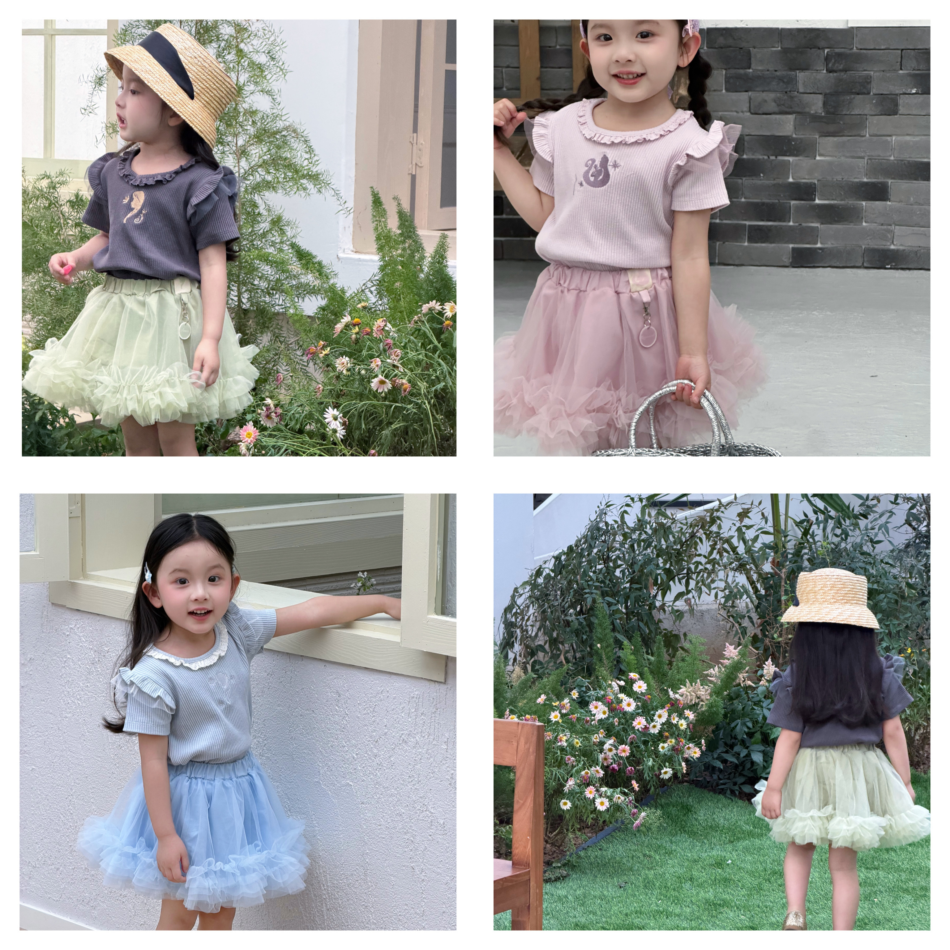 𝐌𝐚𝐦𝐚𝐫𝐚𝐤𝐮 x 𝐃𝐢𝐬𝐧𝐞𝐲 公主短袖上衣 & 蓬蓬裙