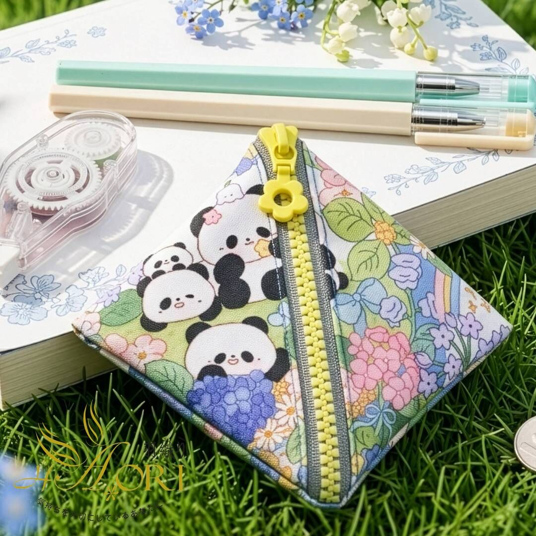 販售原尺寸【紙型】(雙三角零錢袋)