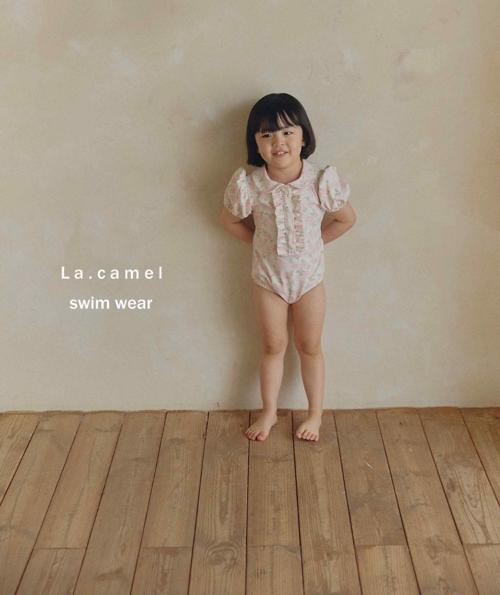 正韓夏Lacamel 浪漫花花泳衣