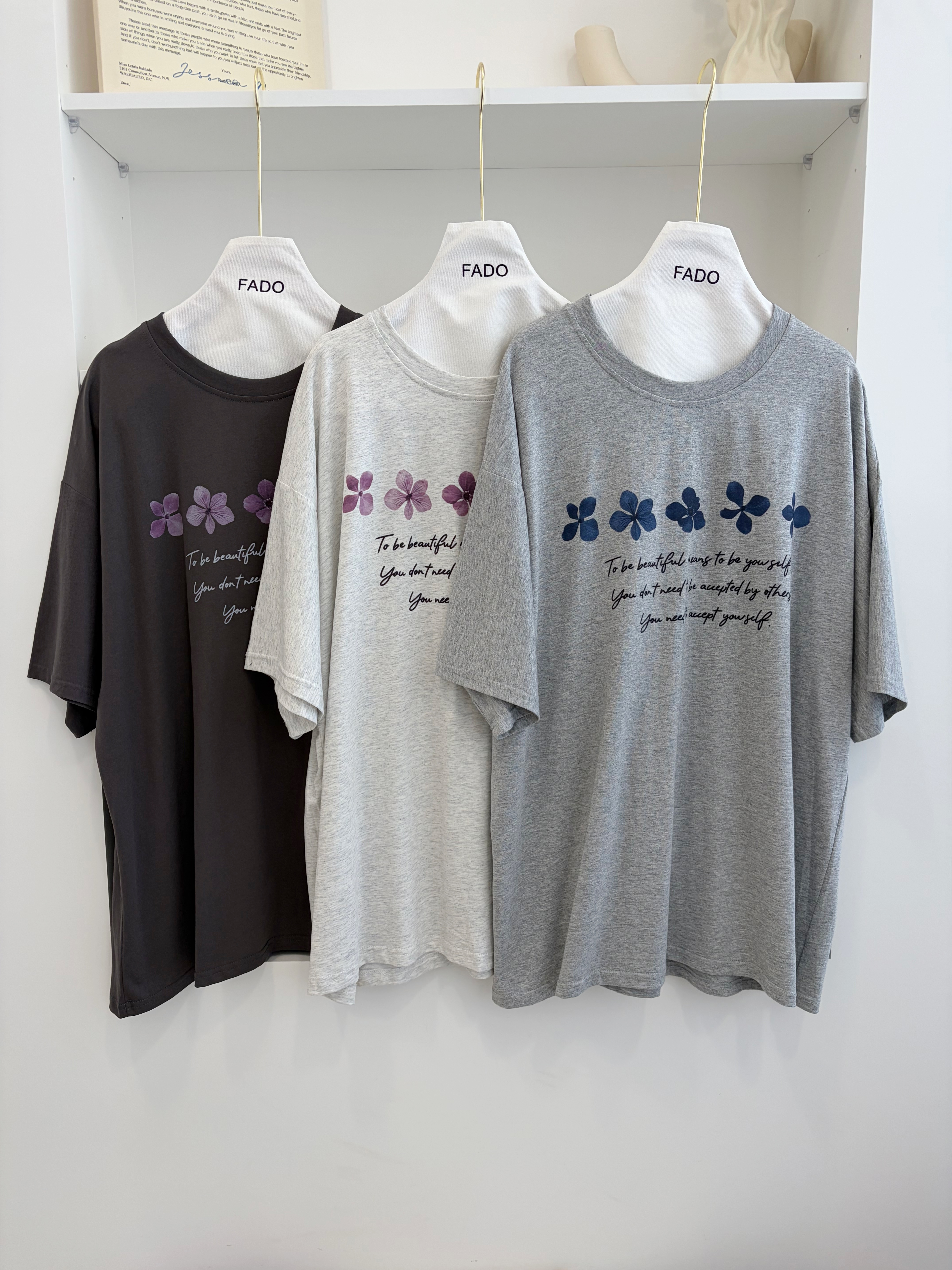 法朵Fado shop｜花花英文圓領T 0215079