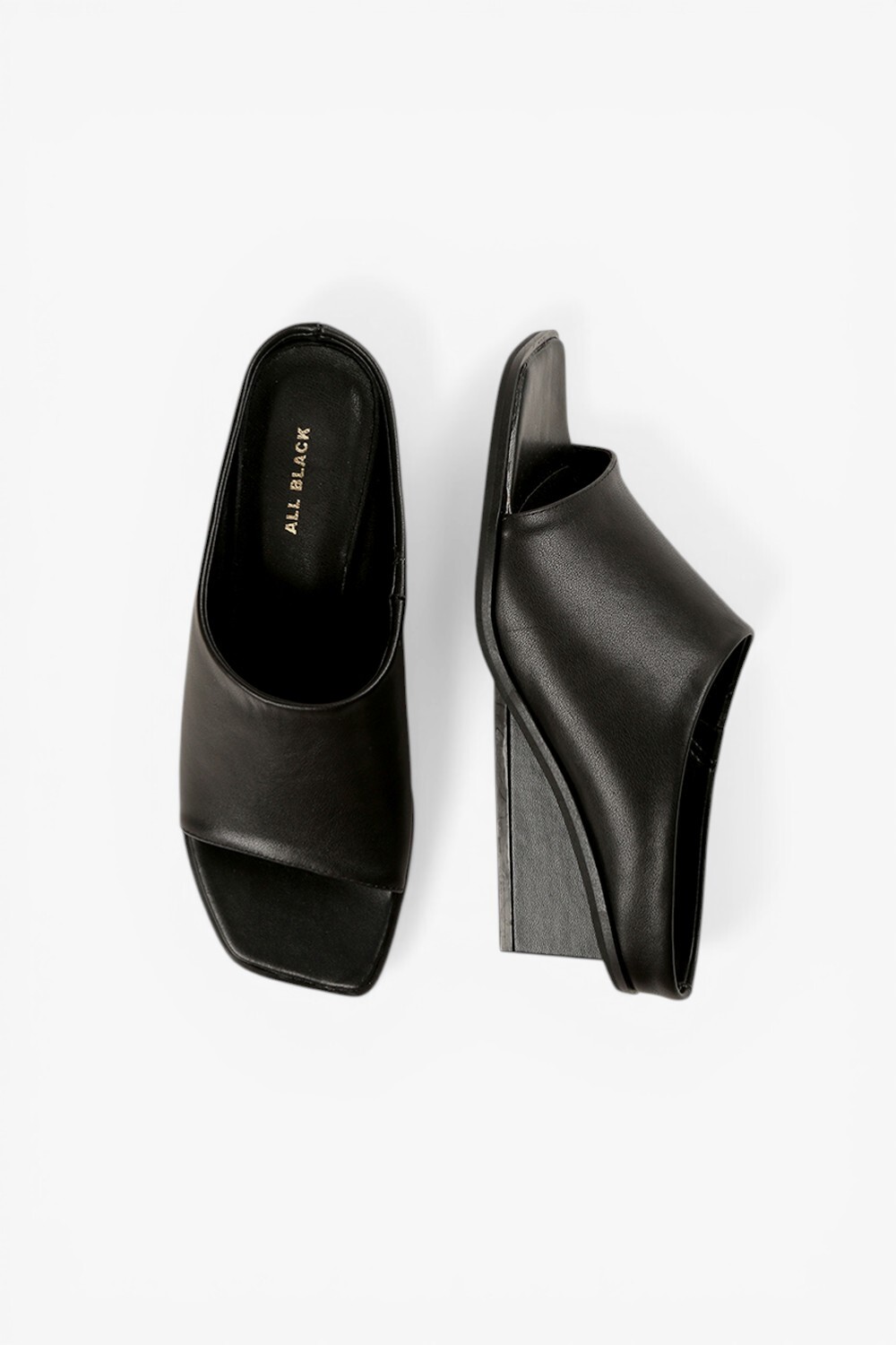 Angle Heel Mule 真皮造型跟魚口穆勒鞋