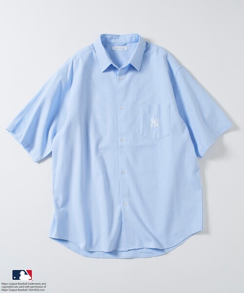 【預購】J0402605　MLB 短袖牛津襯衫