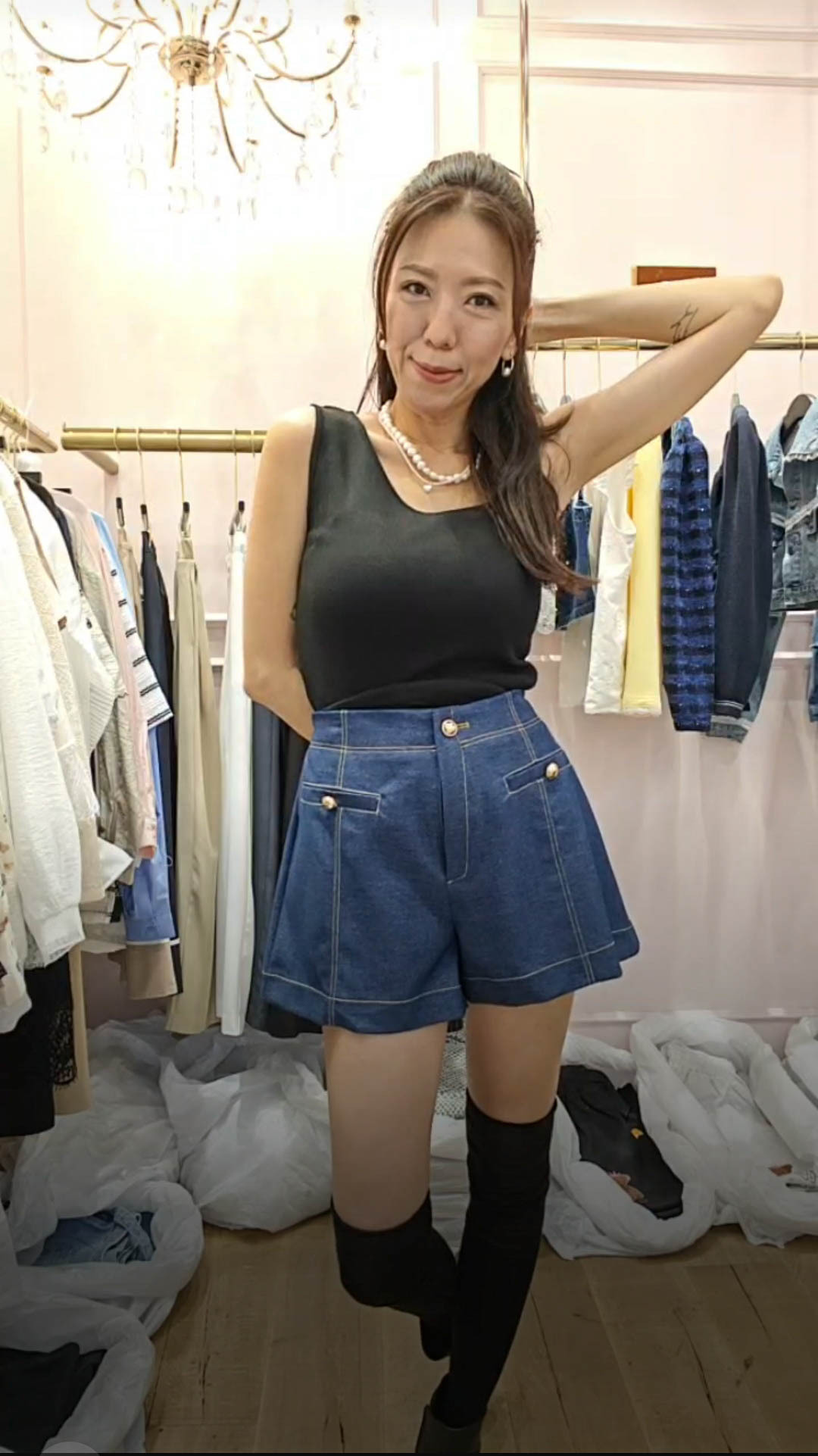 🎈K8087  ▶️短褲 👉W:62-86cm H:cm L:34cm