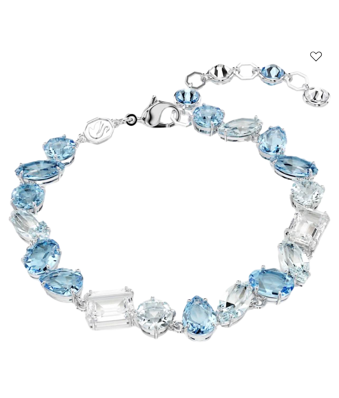 【Swarovski】Swarovski Bracelet Blu/Rhs M  藍