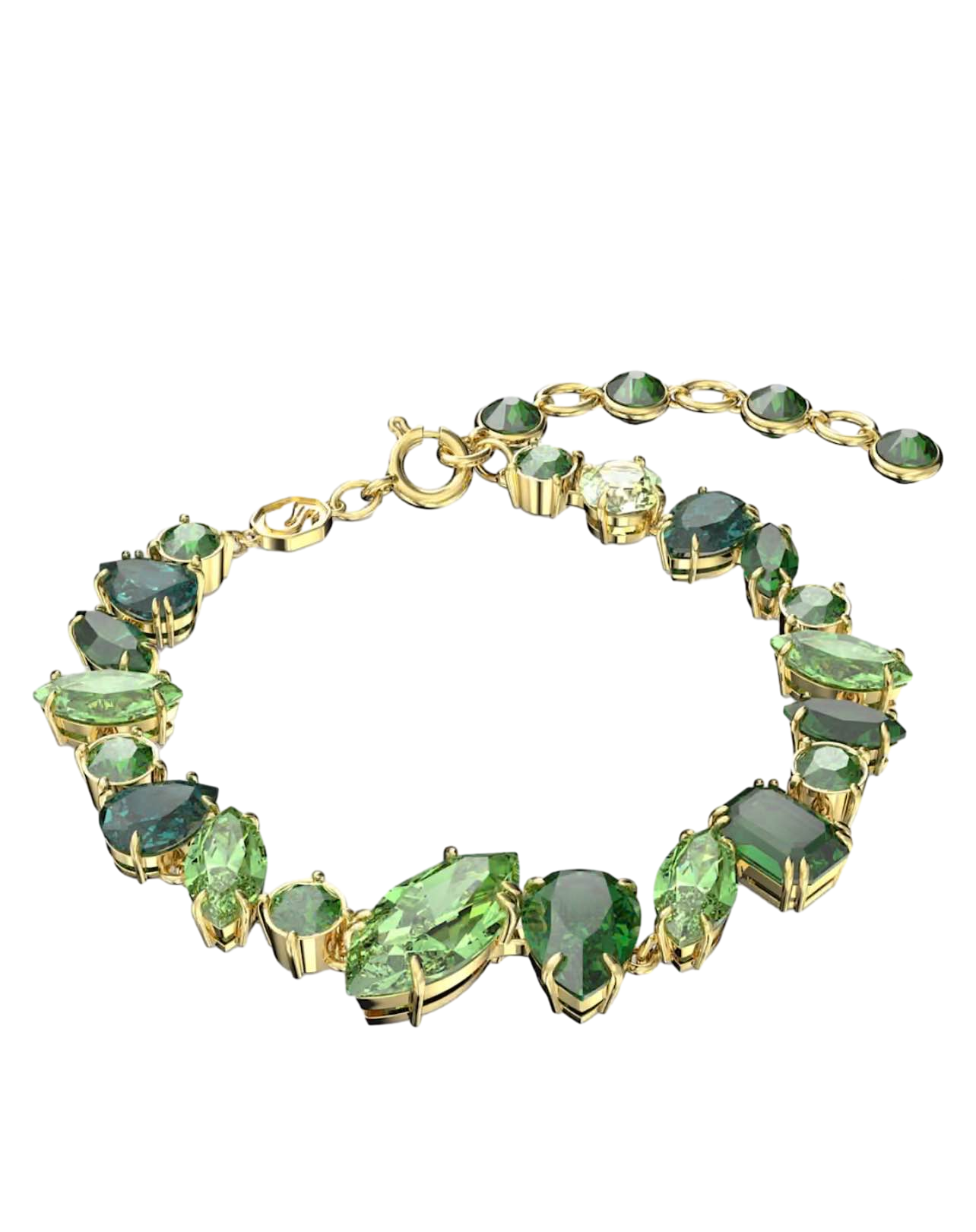 【Swarovski】Swarovski Bracelet Line Gre/Gos M  綠