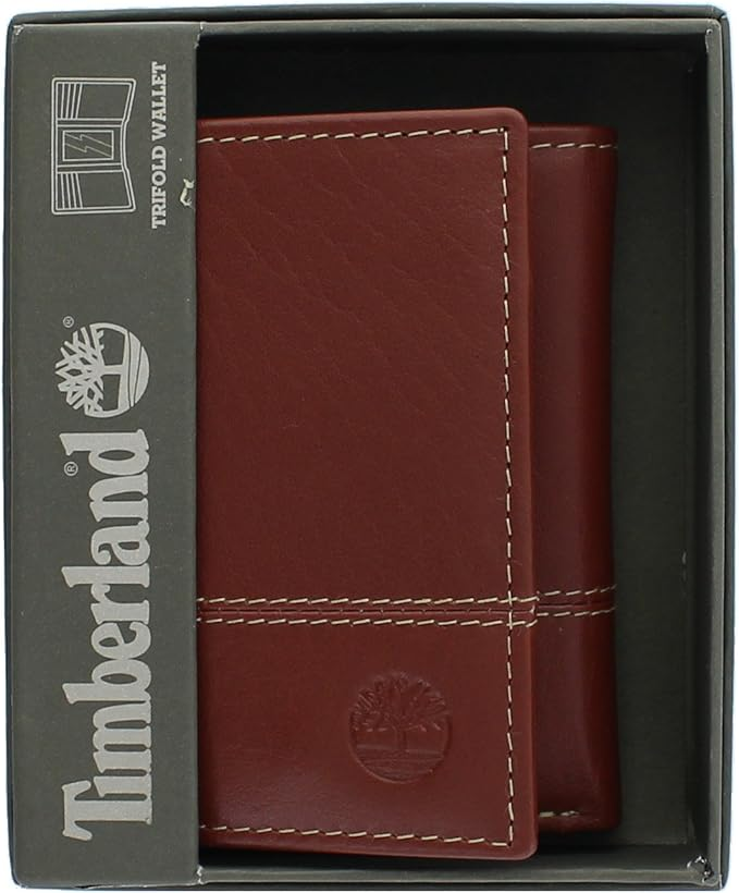 【預購】H040253  Timberland 男士真皮三折錢包