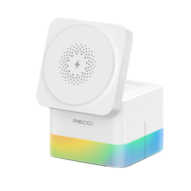 Recci Strong Magnetic 4合1 氣氛燈無線充電座 RCW-46
