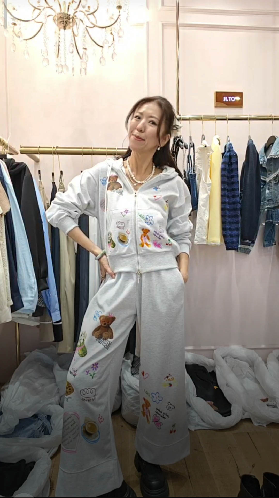 🎈K8061  ▶️多圖棉長褲 👉W:62-100cm H:110cm L:99cm