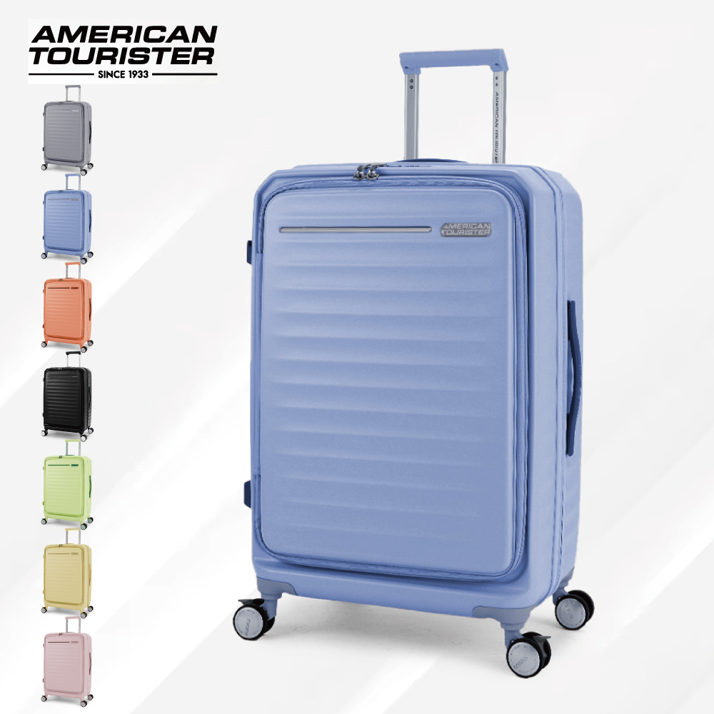 ┃第二代煞車輪┃American Tourister美國旅行者 19吋 25吋 28吋  1:9開拉鍊旅行箱