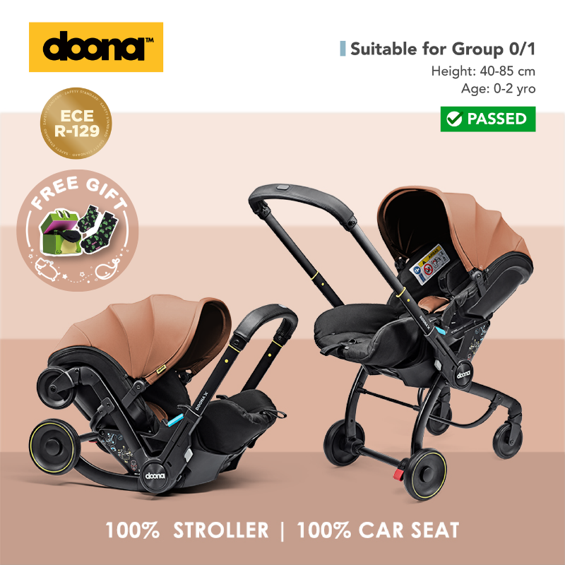 Doona X - 汽車安全座椅 & 嬰兒車 (赤陶紅)