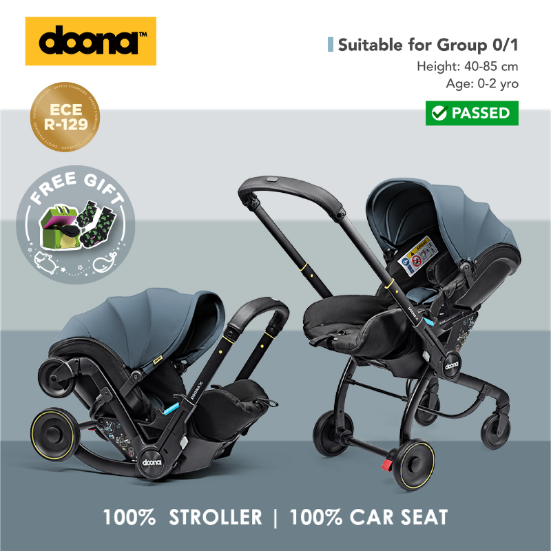 Doona X - 汽車安全座椅 & 嬰兒車 (海洋藍)