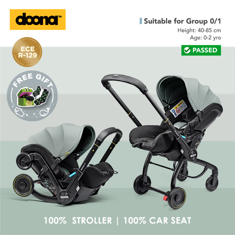 Doona X - 汽車安全座椅 & 嬰兒車(鼠尾草綠)