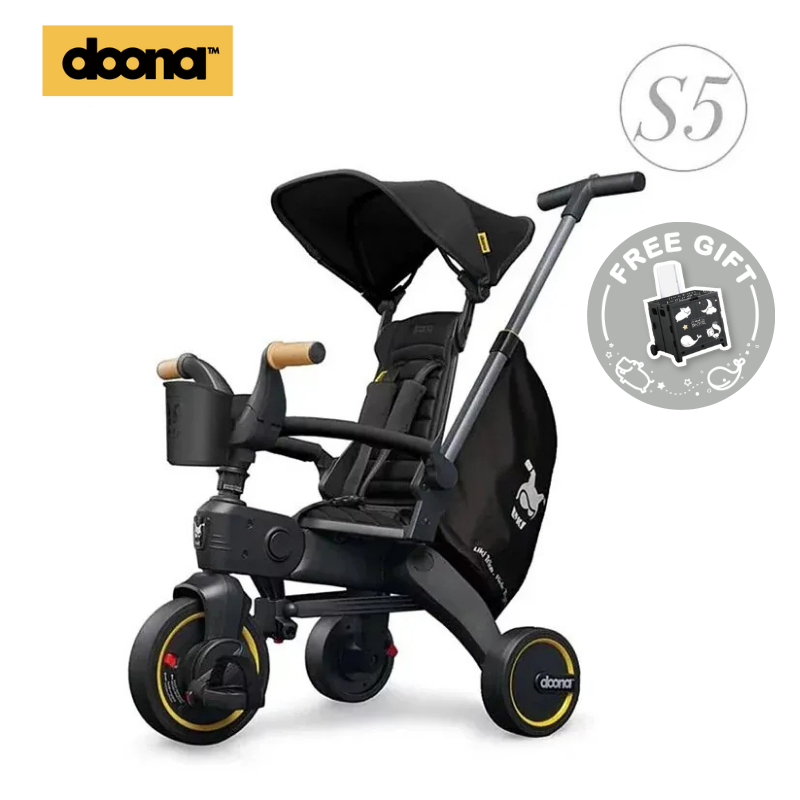Doona - Liki Trike 多功能三輪輕便推車 (S5,黑色)