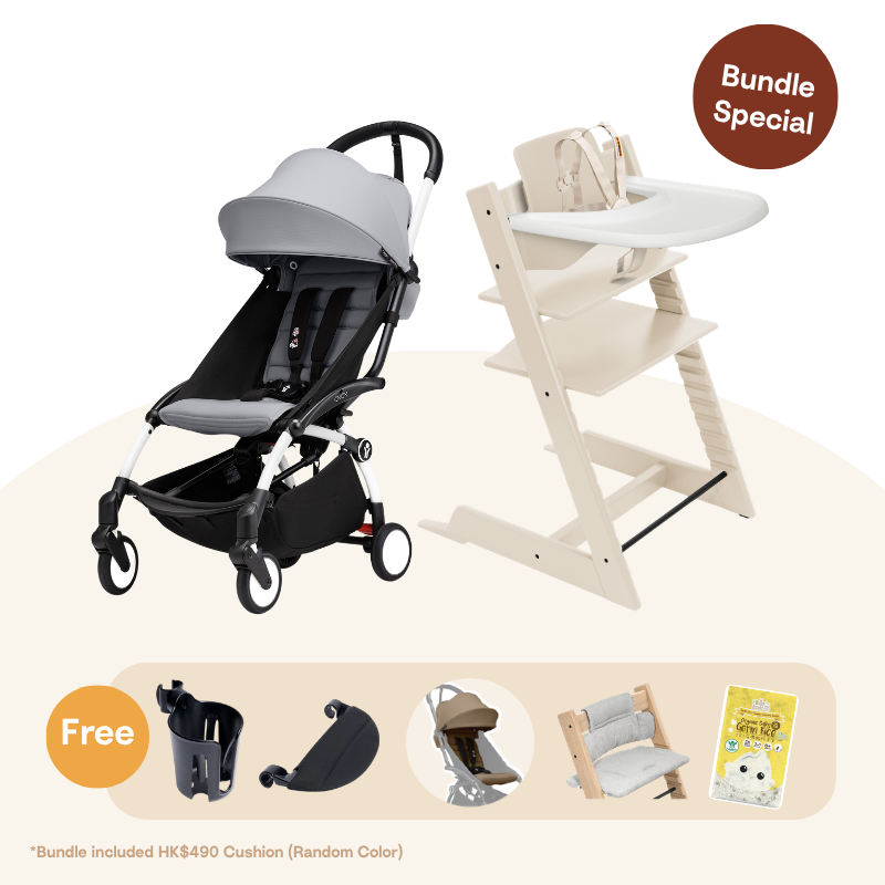 Stokke® Tripp Trapp＆YOYO³ 成長組 (山毛櫸木系列，適合6-36個月)