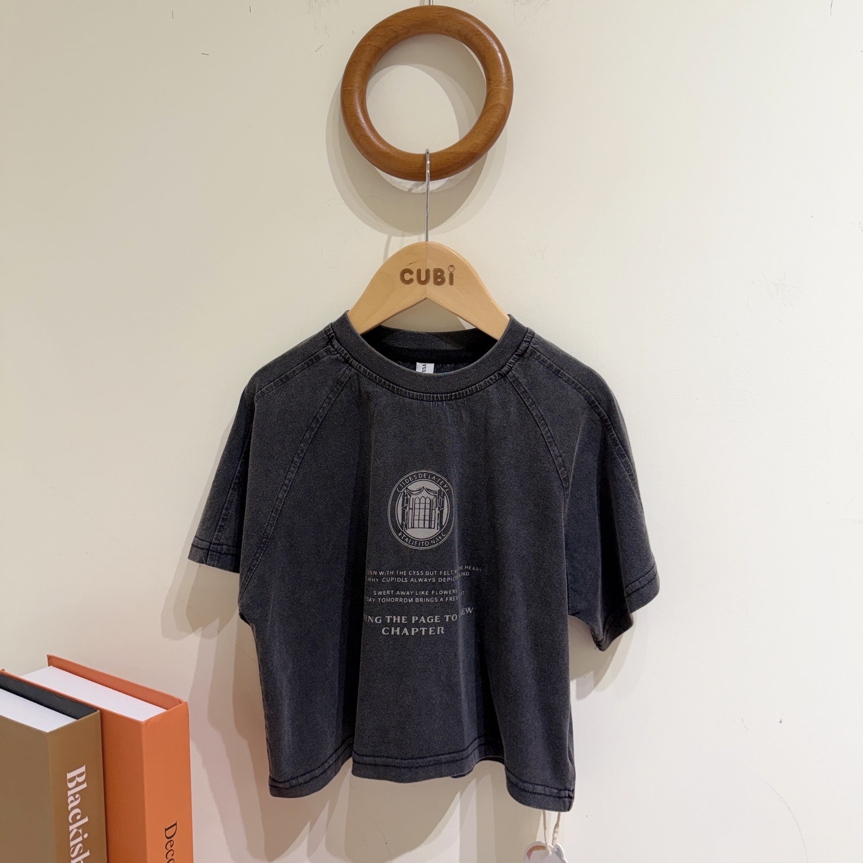 26夏 復古水洗短版上衣