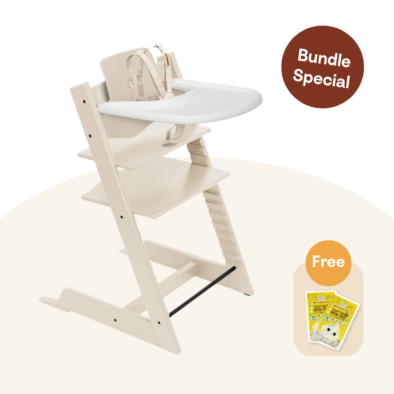 Stokke® Tripp Trapp® 4件套 (山毛櫸木系列，適合6-36個月)