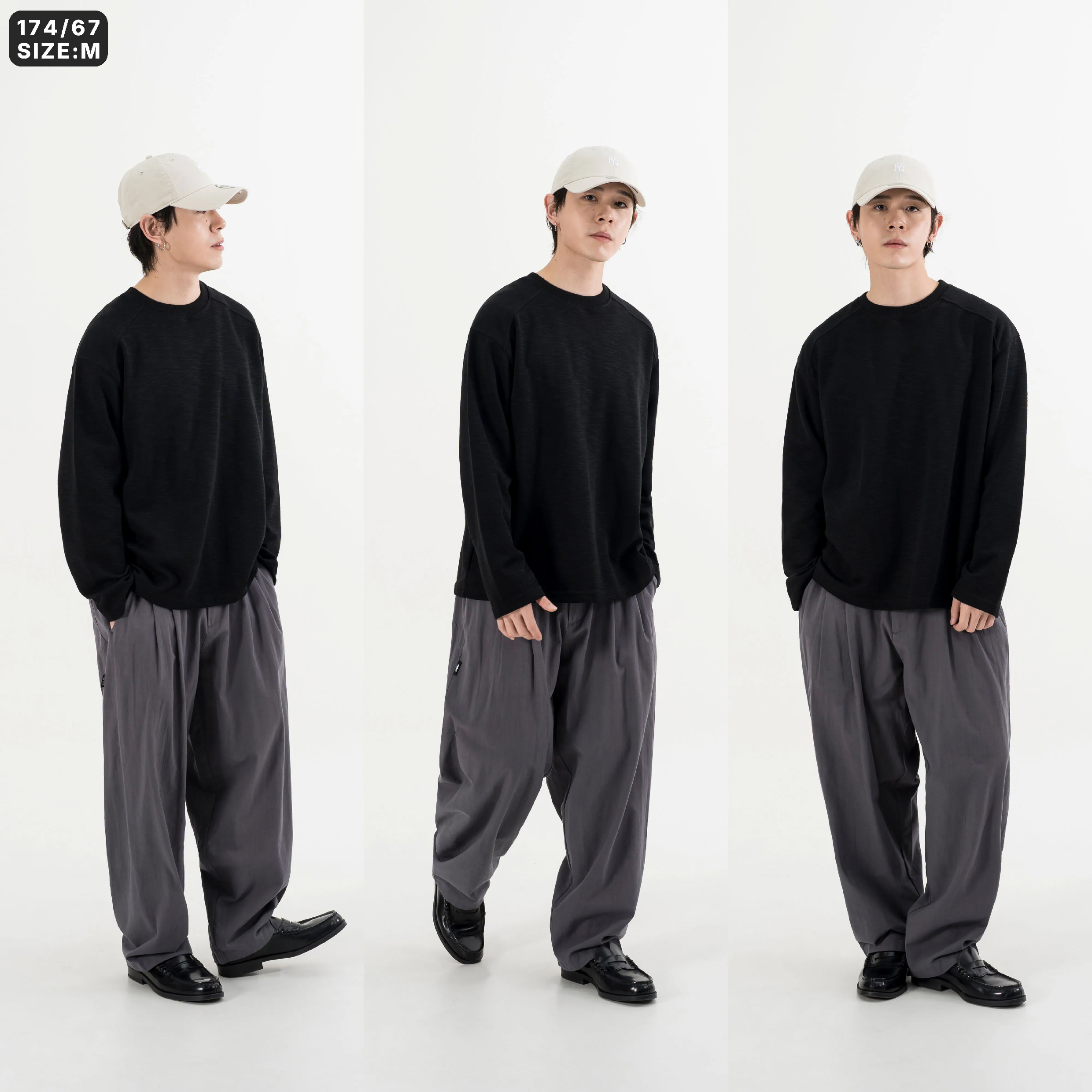 Slub Cotton LS Tee 竹節棉 長袖Tee [O-T333]