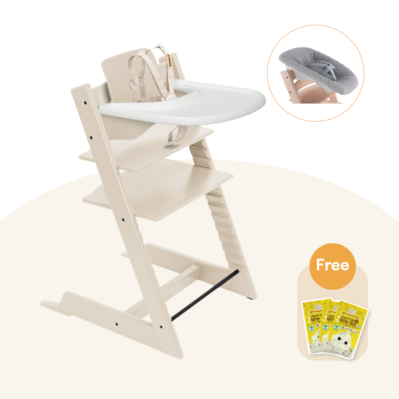 Stokke® Tripp Trapp® 初生嬰兒5件套 (山毛櫸木系列，適合0-36個月)