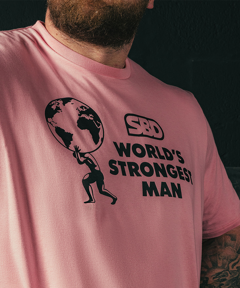 WSM 大力士 T-Shirt - 牡丹粉