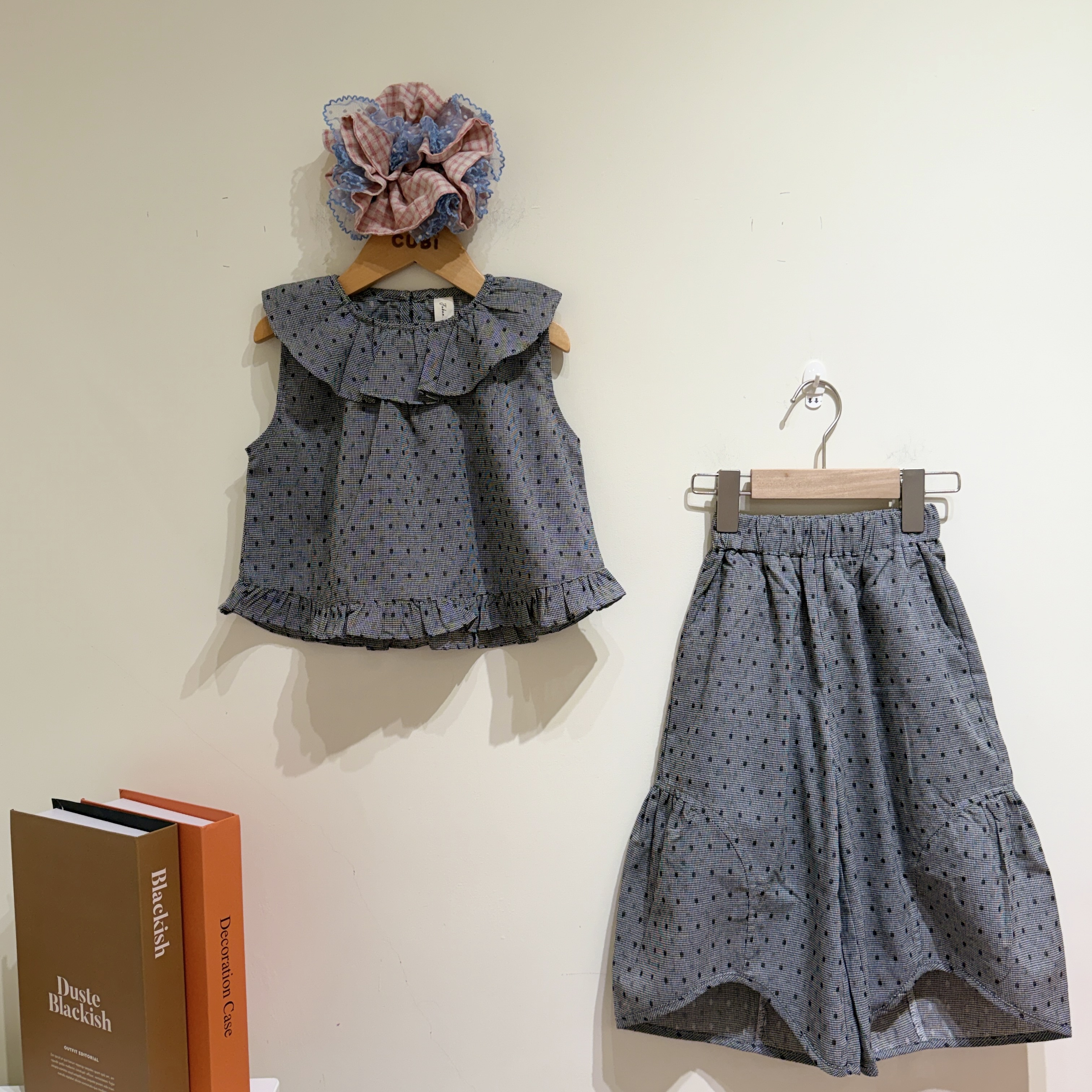 26夏 法式小波點背心套裝