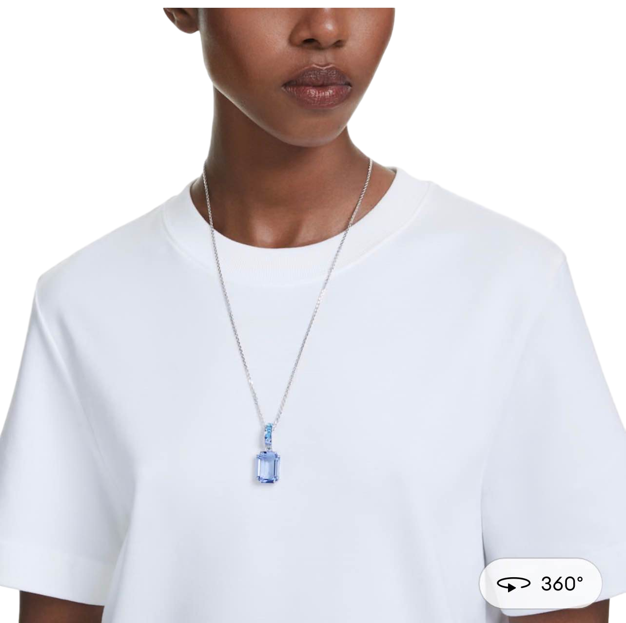 【Swarovski】5692178 Symbolica Pendant, Evil Eye, Blue, Gold-Tone Plated  藍