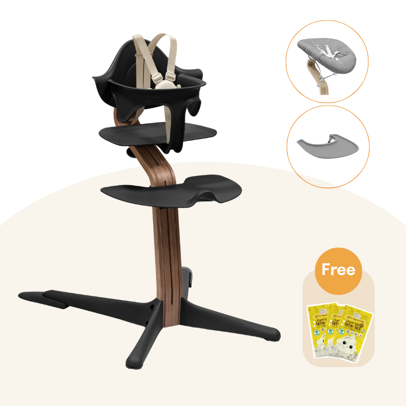 ⭐️Stokke® Nomi® 初生5件套 (胡桃木系列，適合0-36個月)