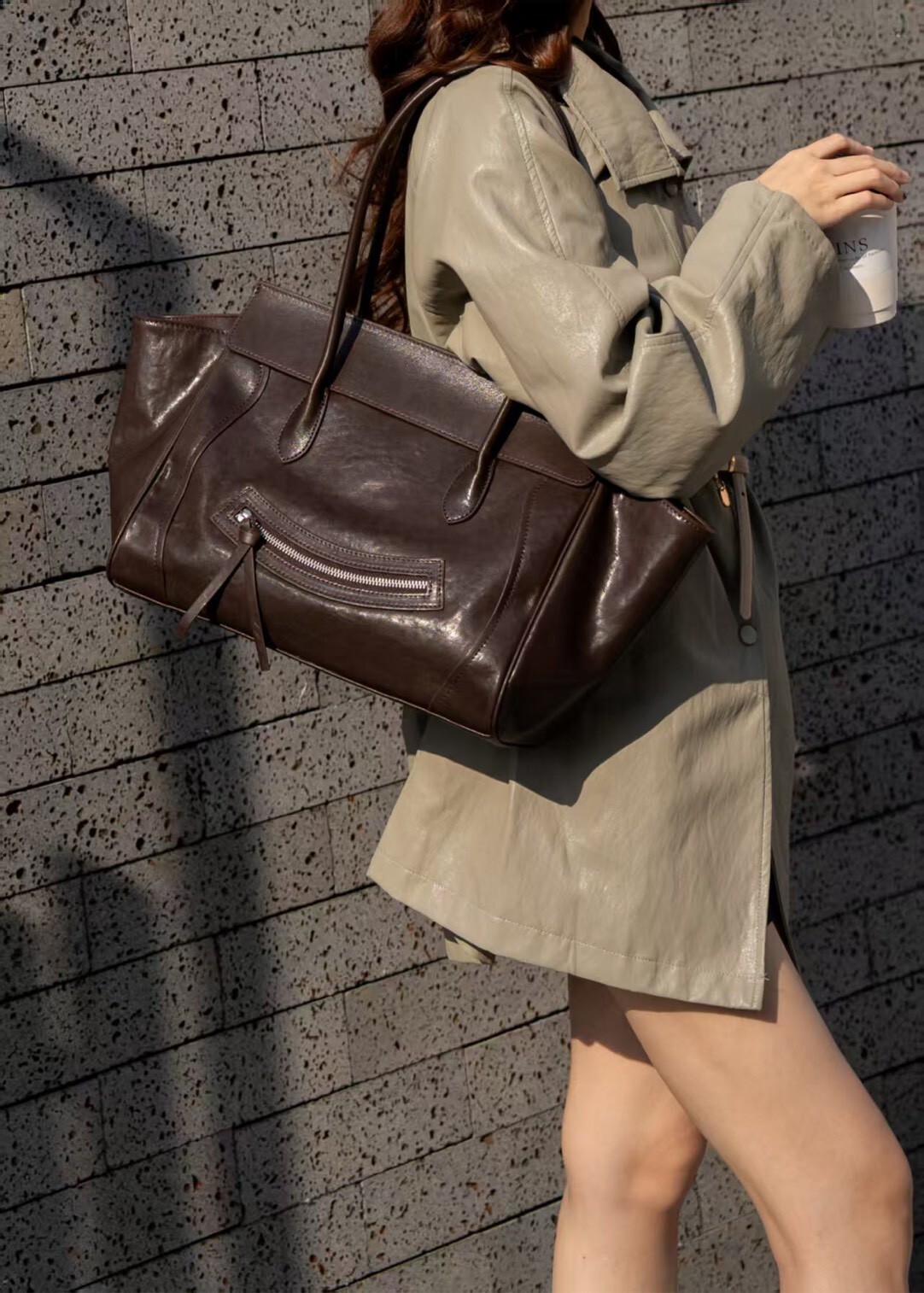 9943-微笑牛皮托特包(大)