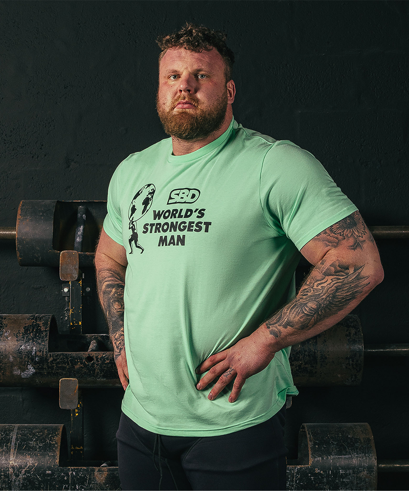 WSM 大力士 T-Shirt - 薄荷綠