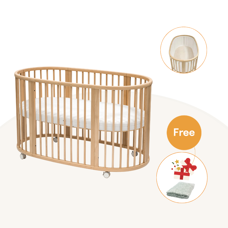 Stokke - Sleepi™ V3橢圓形嬰兒床3件套