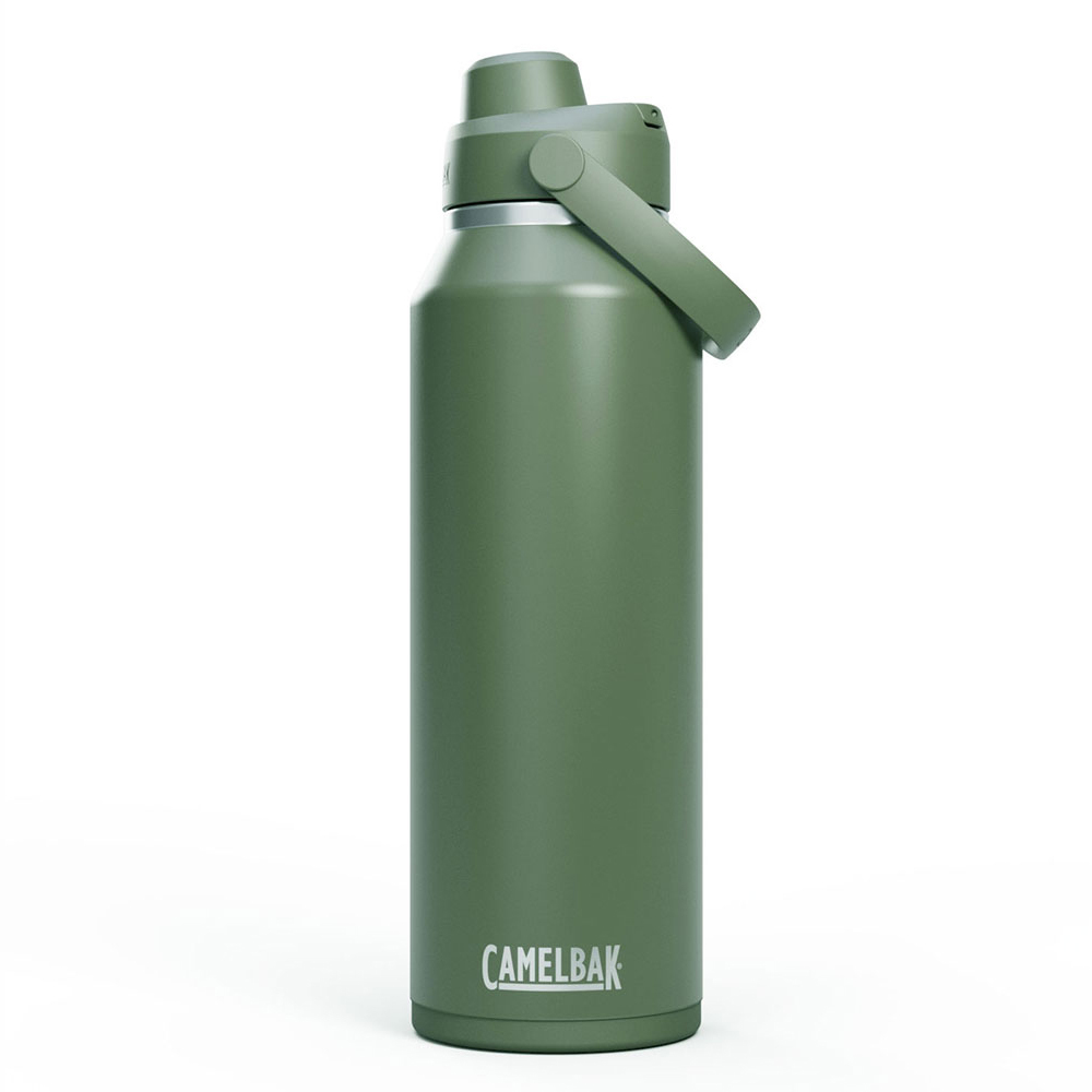 【CamelBak】1200ml Chug 不鏽鋼彈蓋運動保溫瓶(保冰) -[黑、銀、綠、象牙白]