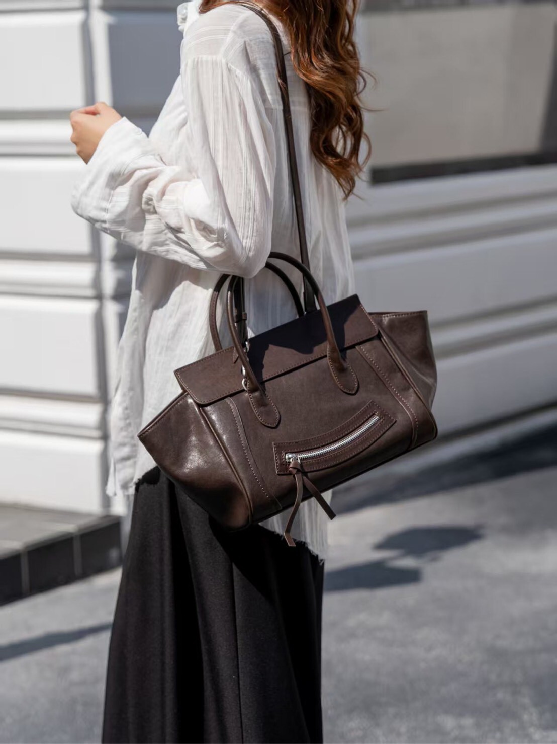 9943-1微笑牛皮托特包(小)