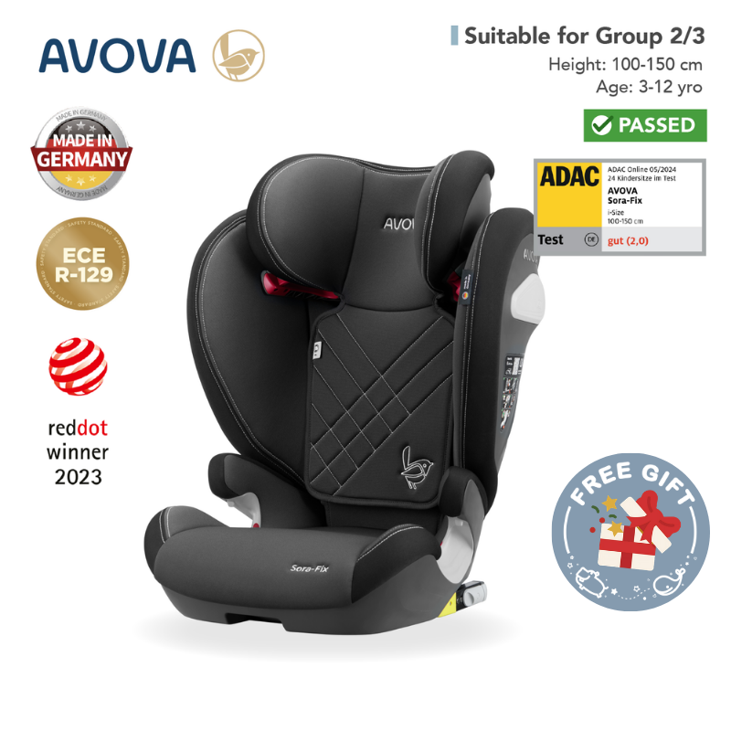 Avova - Sora-fix 汽車安全座椅 (R129 & CCC 安全標準)(適合約3-12歲/身高100-150cm) (慕尼黑)