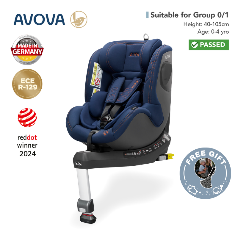 Avova - Sperber-Fix 2 汽車安全座椅 (R129 & CCC 安全標準)(適合約0-4歲/身高40 -105cm)