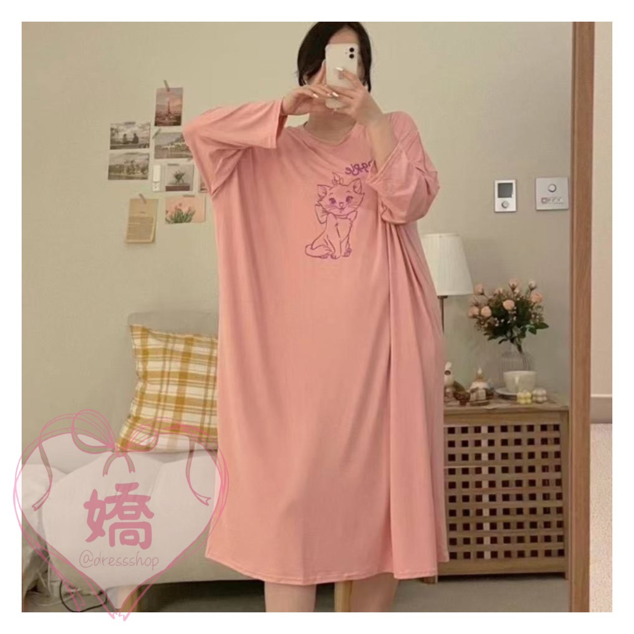 K14023迪士尼角色OPS(紫'綠'粉'黃'灰)