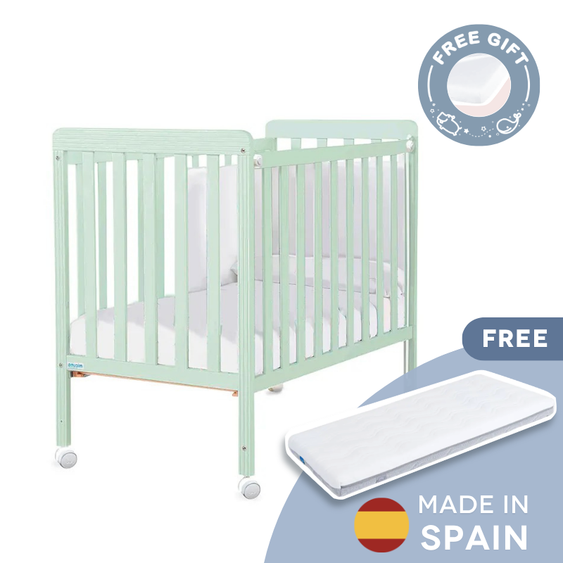 Micuna - Mini Basic 簡約百搭迷你嬰兒床(薄荷色)