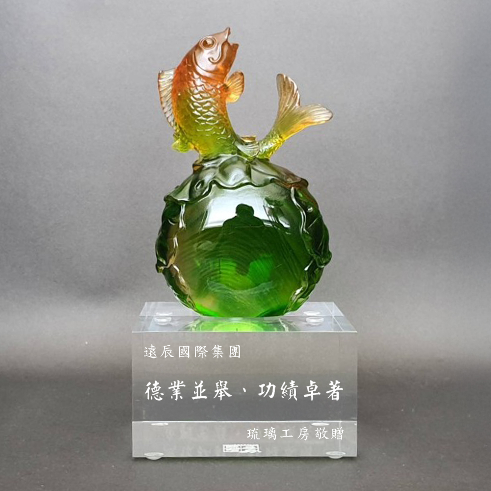 琉璃工房LIULI 一躍頂尖(魚)