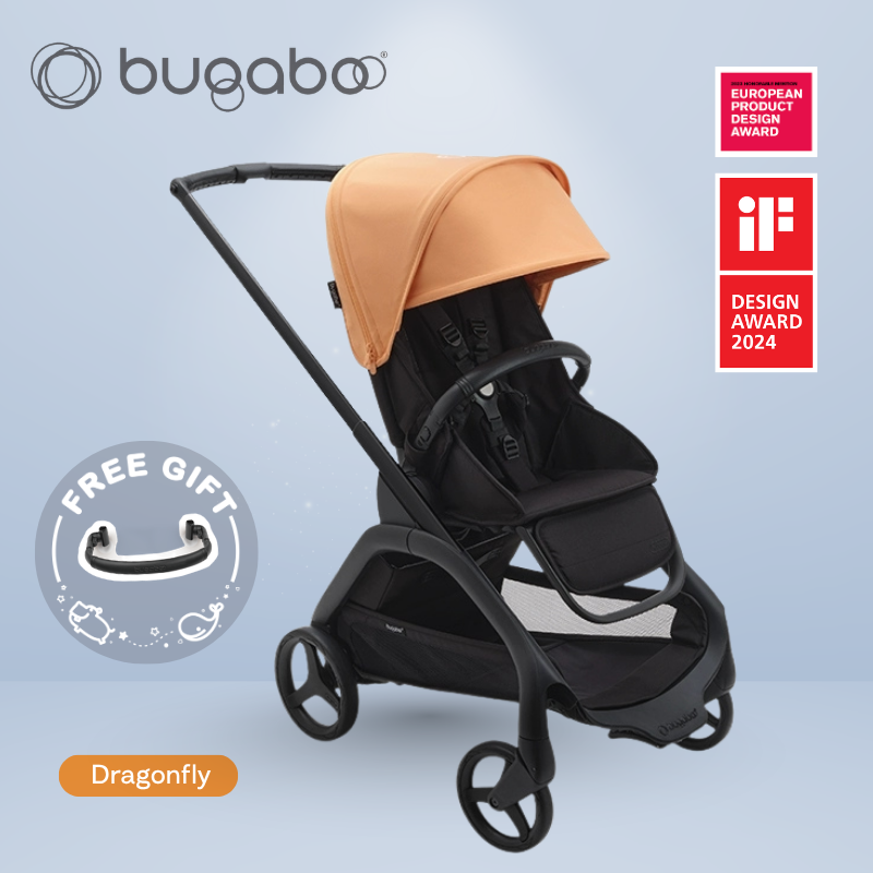 Bugaboo - Dragonfly 嬰兒車(黑色車架)-
