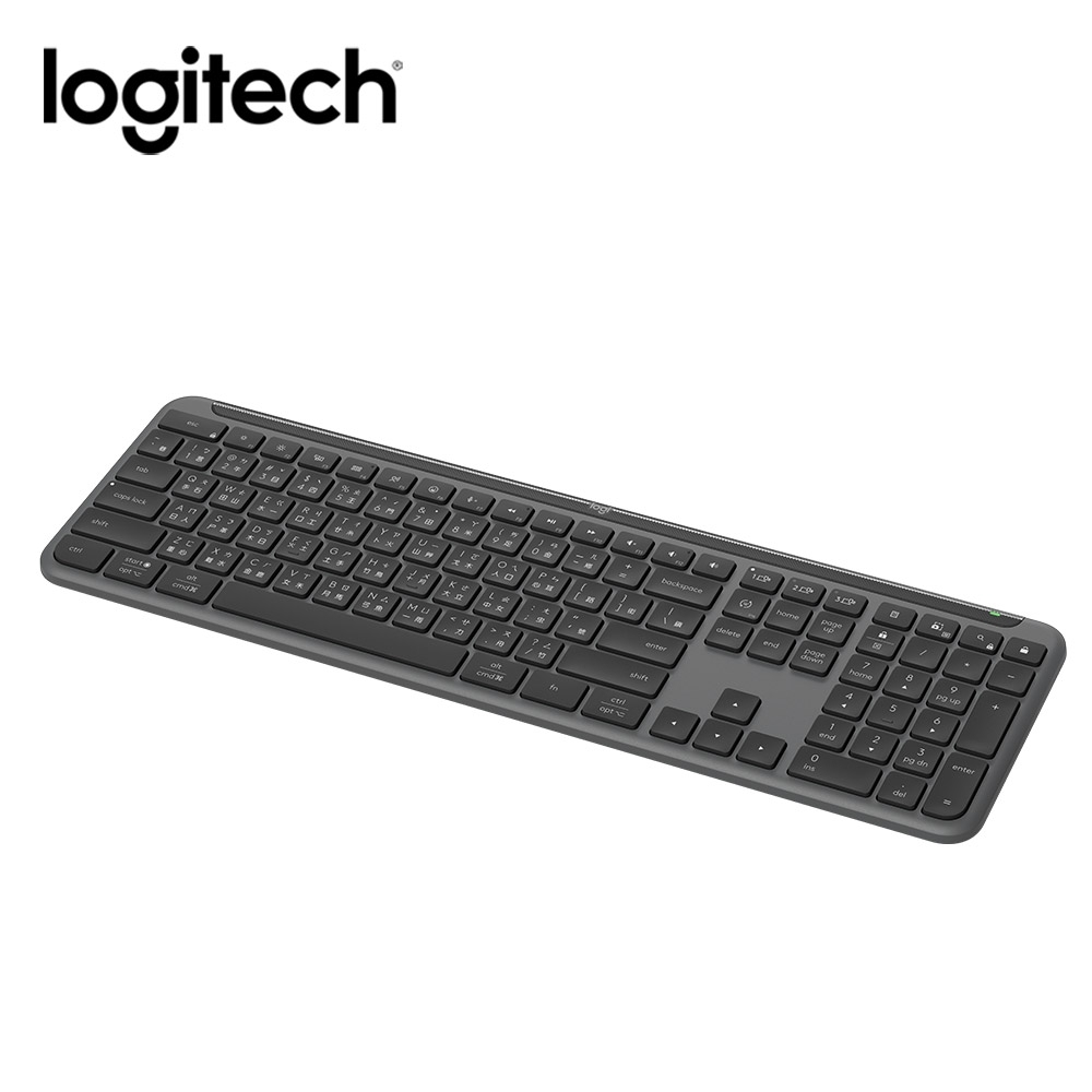 【Logitech】K950 無線鍵盤 - 石墨黑