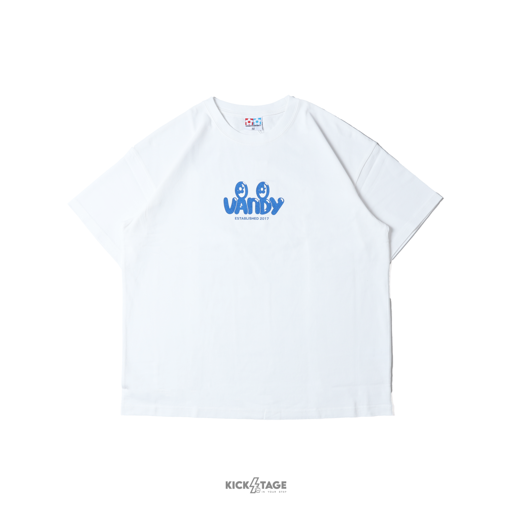 VANDYTHEPINK® MAGAZINE EYE LOGO TEE 白色 雜誌 眼睛 印花 短T【VD1090-104】