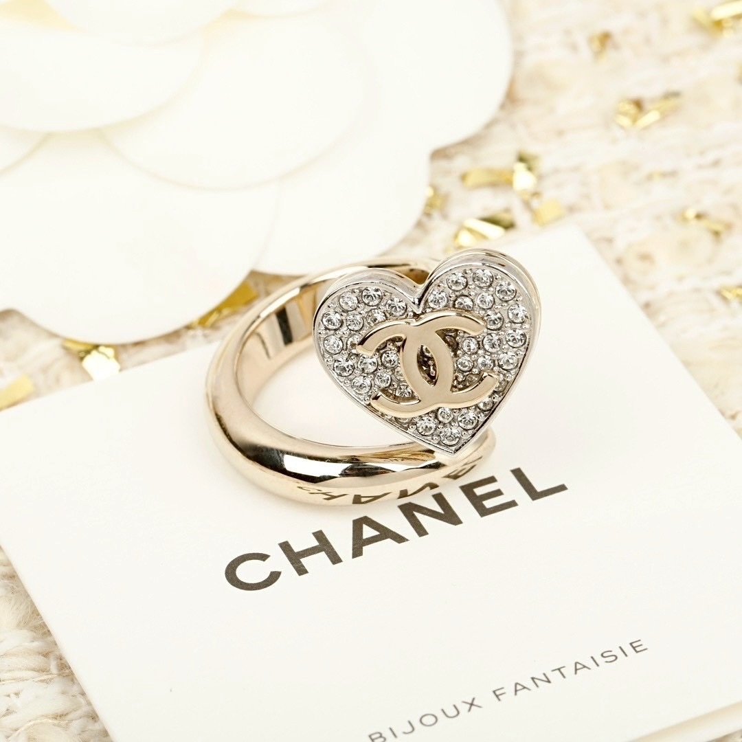 18k”香奶奶26p白金滿鑽愛心高奢定製戒指