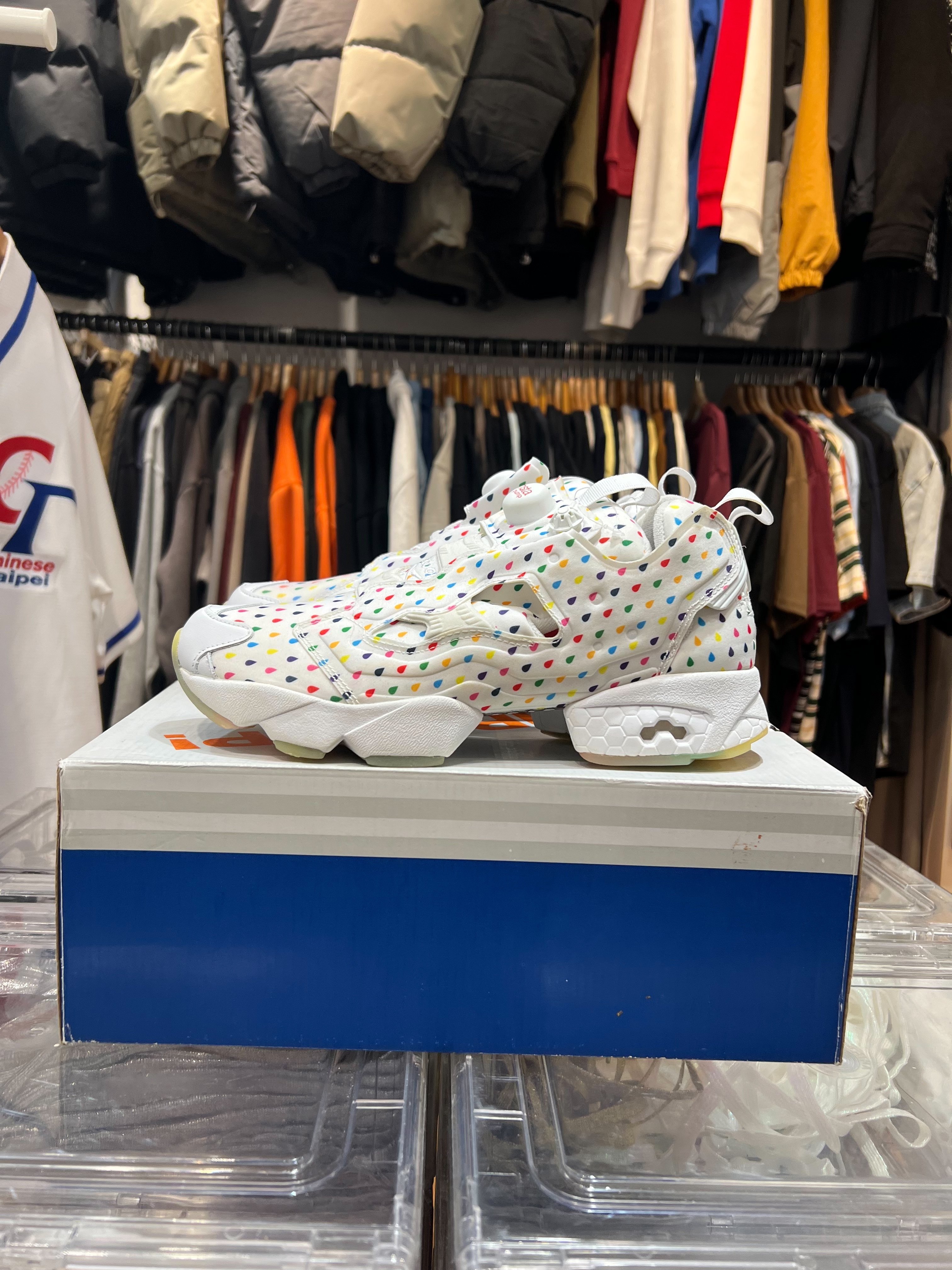【瑕疵】Reebok InstaPump Fury '"Rainbow" 雨滴 果凍鞋 V68678