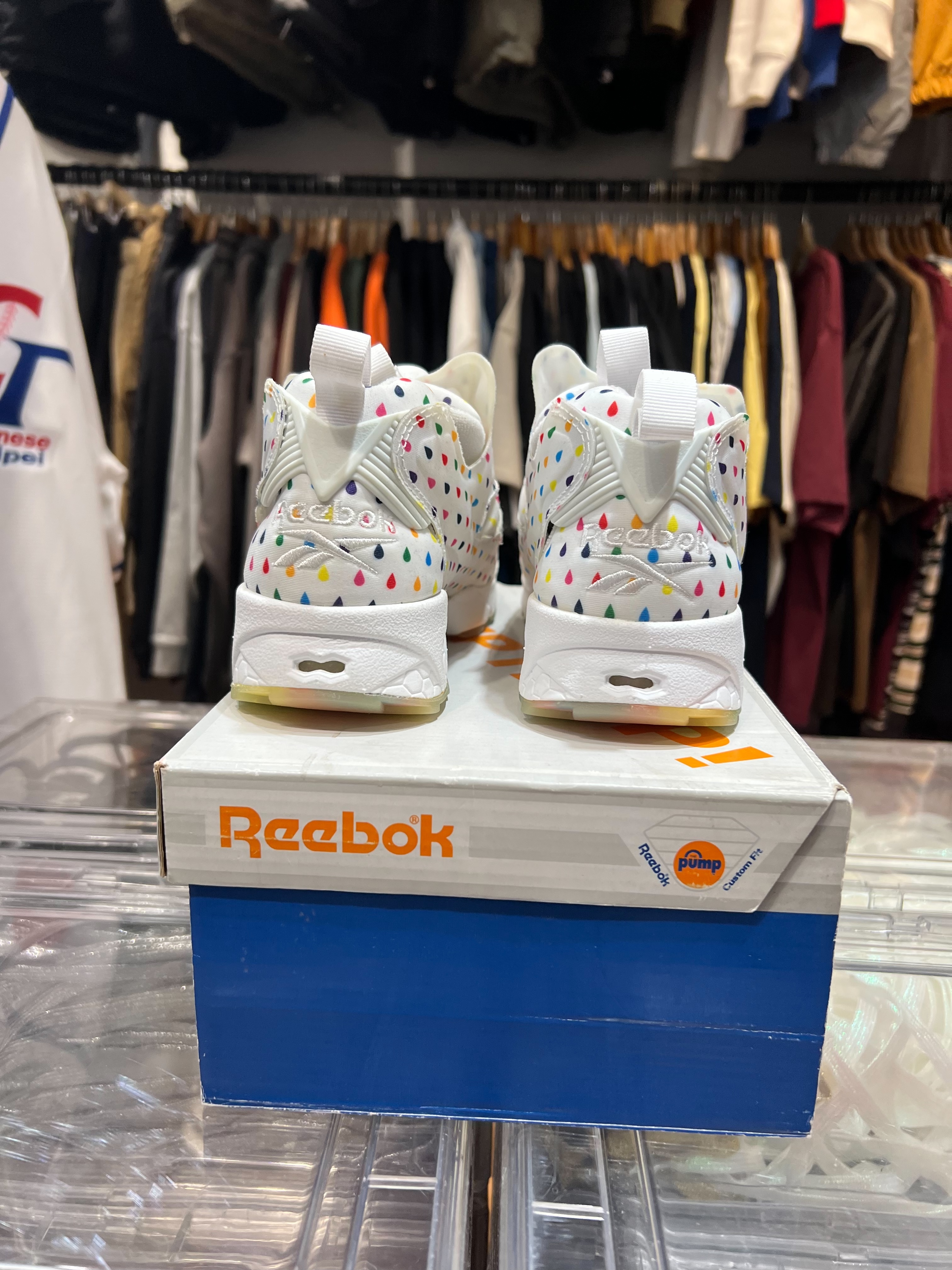 【瑕疵】Reebok InstaPump Fury '"Rainbow" 雨滴 果凍鞋 V68678