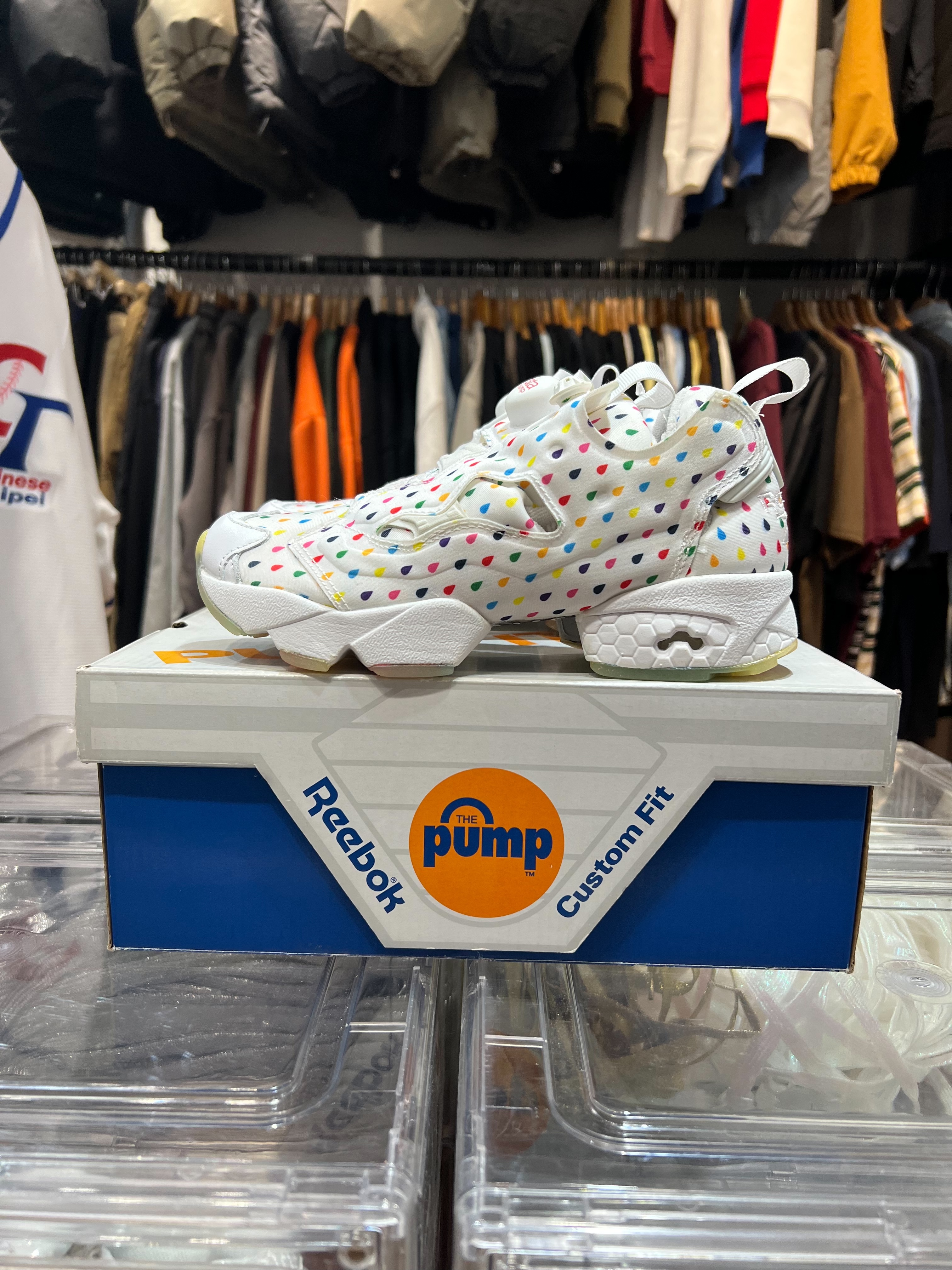 【瑕疵】Reebok InstaPump Fury '"Rainbow" 雨滴 果凍鞋 V68678